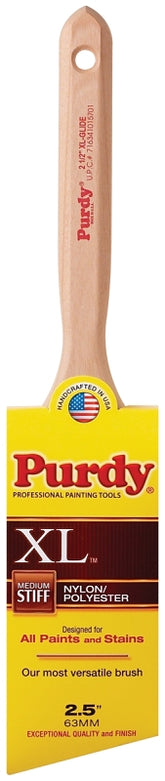 Purdy XL Glide 152325 Trim Brush, Nylon/Polyester Bristle, Fluted Handle